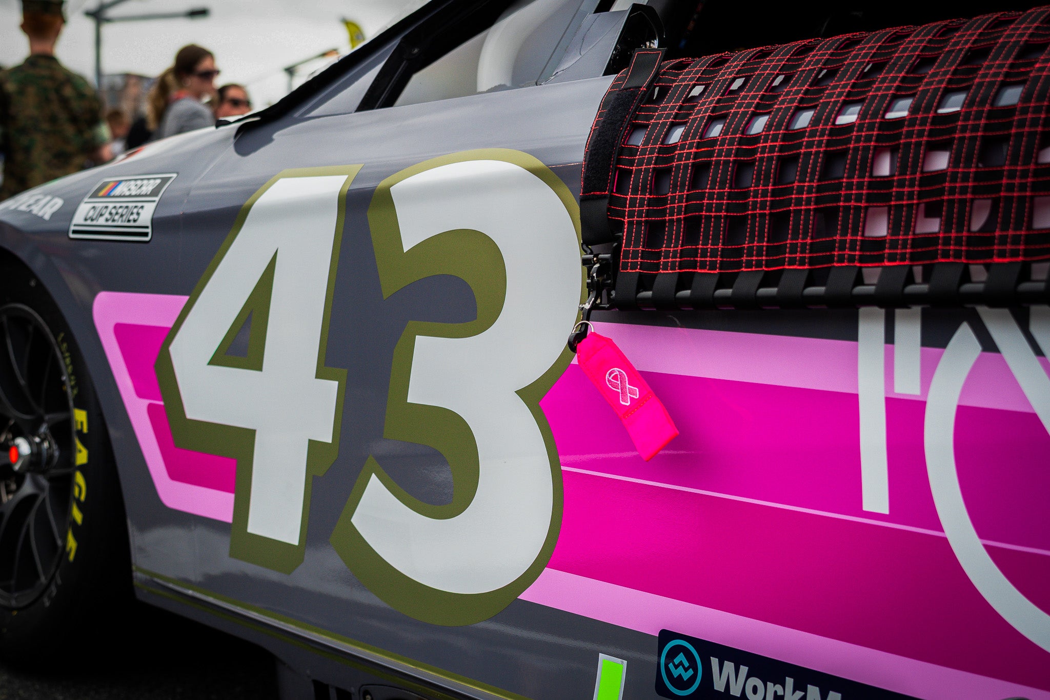 Pink Pull Tab Keychain