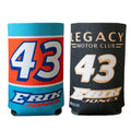#43 Erik Jones LEGACY MOTOR CLUB 2-Sided Can Cooler
