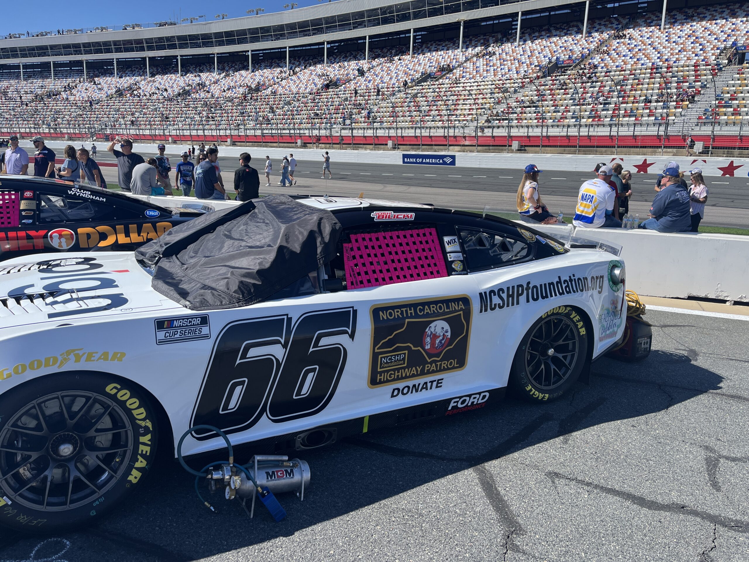 Autographed Race-used Window Net of Josh Bilicki